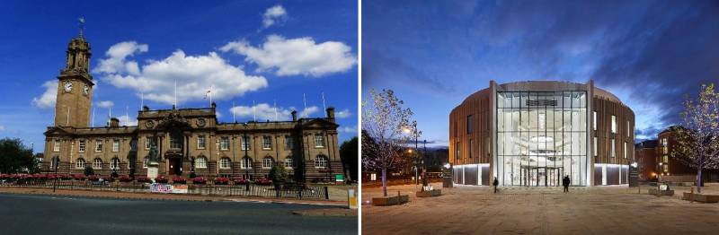 South Shields - Town Hall and The Word