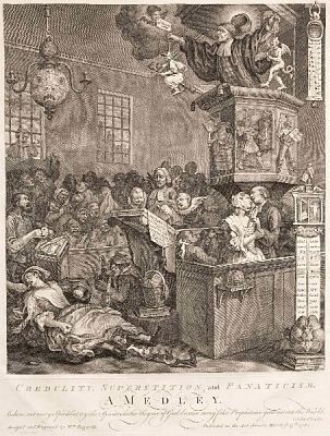 Frontispiece by Hogarth to 'A Medley...'
