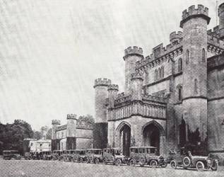 Lord Lonsdale's Napiers at Lowther Castle in 1913